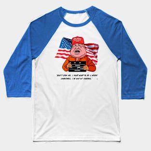 TRUMP TAKING A MUGSHOT Baseball T-Shirt